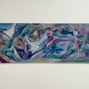 Lunedì | Monday - Olio su tela - 51x199cm - 2022