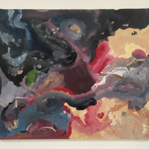 Sognatore incosciente | Unconscious dreamer - Gouache on canvas - 40x50cm - 2019