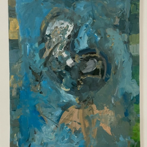 Un creato anti-orario | An anti-clockwise creation - Gouache on canvas - 30x40cm - 2020
