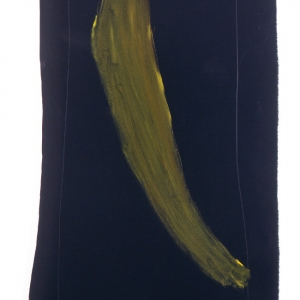 Una Banana (A Banana) 2010 Olio su tela, Oil on canvas 93X37 cm ca