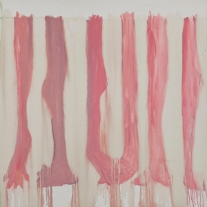 Foresta di gambe Tre paia di gambe (Forest of legs Three pairs of legs) 2010 Olio su tela, Oil on canvas 85X105 cm ca Copyright photo Filippo Armellin